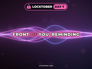 Locktober Day 7 Chastity Cage Locktober Denial Edging