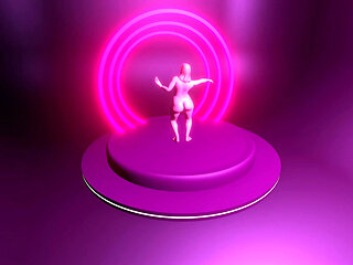 Animated hot milf(Vette) dancing