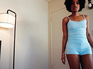 Bratty Black Step-sister Addis Fouche Wants Your Cock