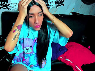 Giant Dildo in My Tight Pussy