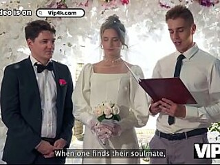 Wedding day wifey gets nailed at her own celebration
