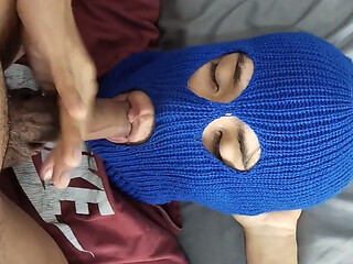 Twink Femboy Gets Her Throat Destroyed in Intense Blowjob