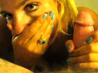 Naughty Hot Wife Sucks Dick - Amateur Blowjob & Deep Throat Action