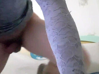 Cum in lace dress.