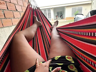 Petite Brunette Colombian Girl in Missionary Position