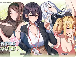 Summer Clover [ HAREM HENTAI GAME ] Ep.1 Fired because of his GIANT cock !
