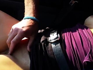 French Girl Shared for Outdoor Fingering Pleasure