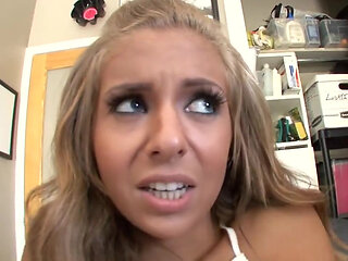 Naughty stepniece caught watching porn movies by dirty Stepuncle