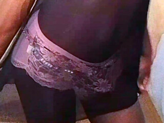 Sissy Femboy Dancing in Lingerie Goes Naked