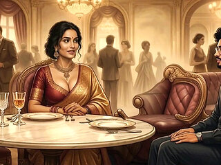 Handsome Indian Guy Doggystyle Fuck with Big Ass Aunty - Anal & Blowjob