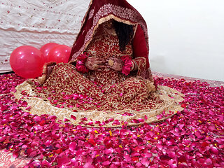 first night - Indian husband and wife have sex together full video - Hindi audio