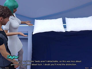Stranded in Space #02 - Horny Black Girl Zarah Is Waiting for Me in My Bed