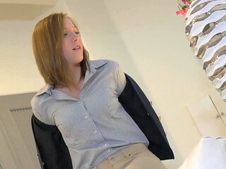 When she is alone at home everything can happen