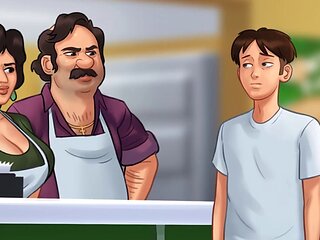 Summer Time Saga with mommy in an anime twist