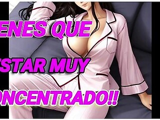 Stepsist Plays With Your Cock While You Study - Asmr Roleplay In Spanish With Hentai Anime