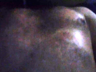 Laying in bed relaxing