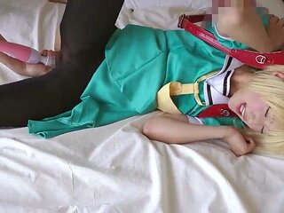 Amateur asian teen licks ass and sucks cock