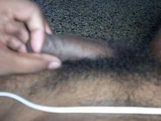 Indian Desi Big Cock Masterbation with Condom