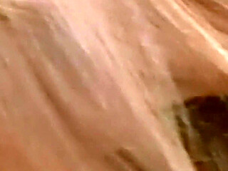 Purple Glitter Dildo Slides in - Tattooed Redhead Works It Into the Blonde on the Green Couch