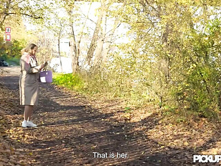 Horny German mature MILF Kathy Deep gets her big natural tits out and has