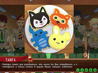 Game: Friends Camp, Way 2, Episode 30 - Giving Cookies (Russian voiceover)