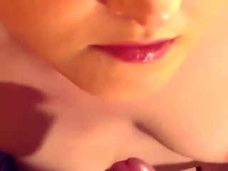 3 Cumshots on My Tits