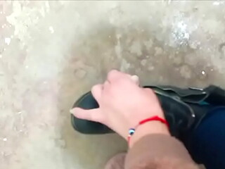Los pies de mi compa&ntilde_era de trabajo
