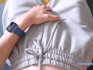 Twink Is so Horny, Takes off His Pants and Wixes His Hard Cock