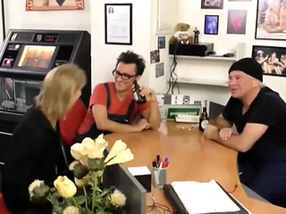 Young Slut Gets Fucked Hard on the Office Table