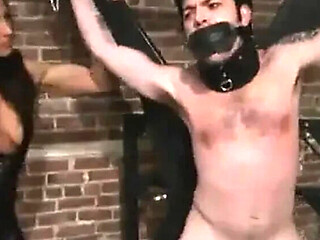 Dominatrix Kym Wilde Humiliates Brandon With Bondage & Spanking