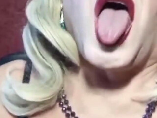 Irene Smokes and Undresses