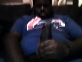 Thick Fat Black Cock Solo