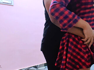 We Have Sex in the Kitchen When Her Husband Is Out for Work.