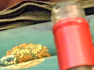 Mrs Kink - Wine bottle in cunt
