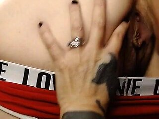 Licking Pussy Behind Ass Tease Turned Into Orgasm Lesbian