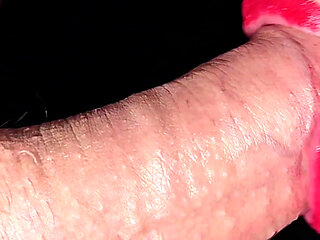 The Best Pig Mouth Close-up Smoking, Beautiful Oral Lip Cream and Huge Banging in a Moving Comb (red Lipstick)