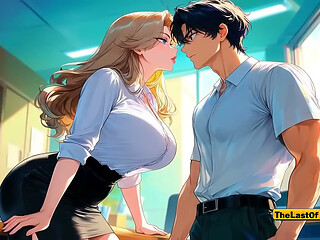 Hot MILF Gets Fucked by Obsessed Student in Library &ndash_ Uncensored AI Hentai  - Cock Hero