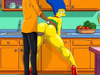 Married Housewife Rough Anal Fuck in Kitchen with Octopussy Cartoon