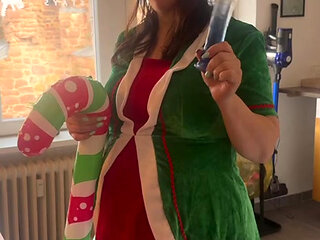 Santa Claus gives me new toys to make me