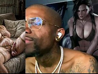 BDSM Bound Pregnant Transgender Cumming Hard For You In The Basement, AI Generated