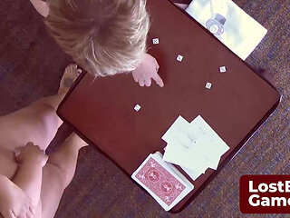 The Final Strip Game Loser, Left in Just Her Bra