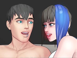 Let's dive into a visual novel featuring big boobs and some hot gameplay