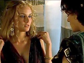 Diane Kruger In Naked, Topless Sex Scene - Troy (2004)