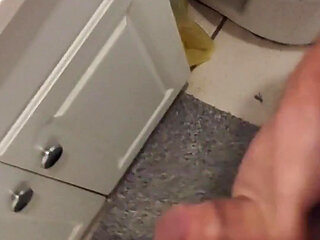 Cumming in the Bathroom