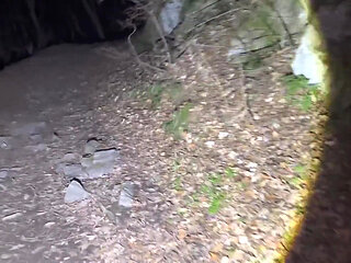 Night Hiking and Remove Most of My Clothes