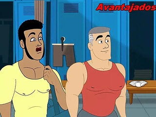 Straight Guy Fucked the Gay Ass of the Gym' Old Man