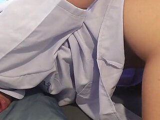 First Anal for a 18 Years Old Thai Amateur, She Cannot Put Everything