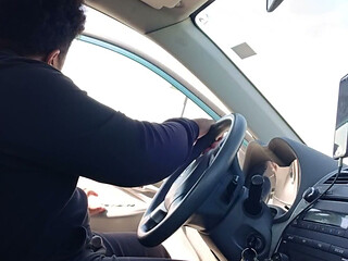 Black Daddy Strokes & Cums in Broad Daylight