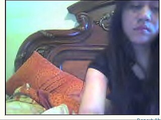 Amateur GF teases her tight hole for camera