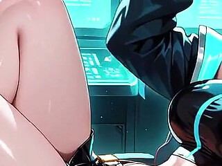 Cyber Awakening: the Blonde Warrior's Secret!